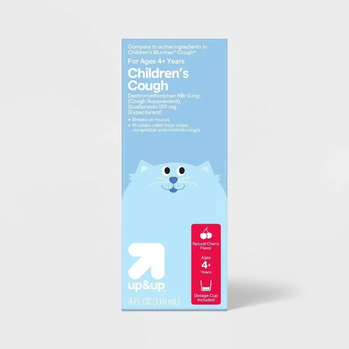 Children‘s Cough Liquid – Cherry – 4 fl oz – up&up™