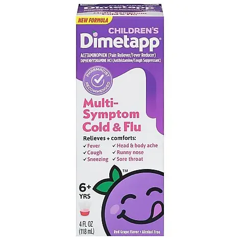 Children‘s Dimetapp Multi-symptom Cold & Flu – 4 FZ