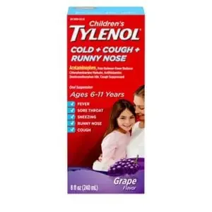 Children‘s Tylenol Cold, Cough, Runny Nose Oral Suspension