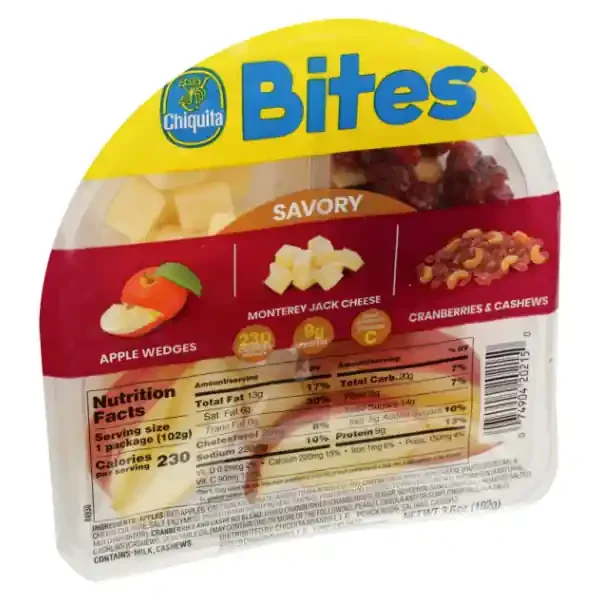 Chiquita Bites Apple-Cheese-Berry-Cashews