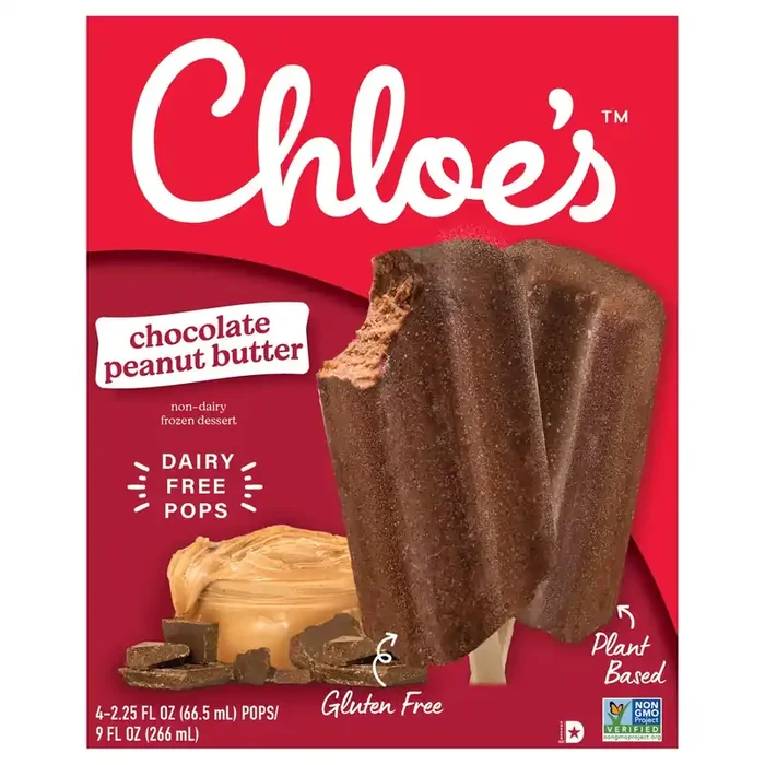 Chloe‘s Chocolate Peanut Butter Oatmilk Pops