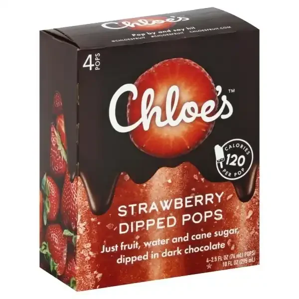 Chloe‘s Strawberry Dipped Pops
