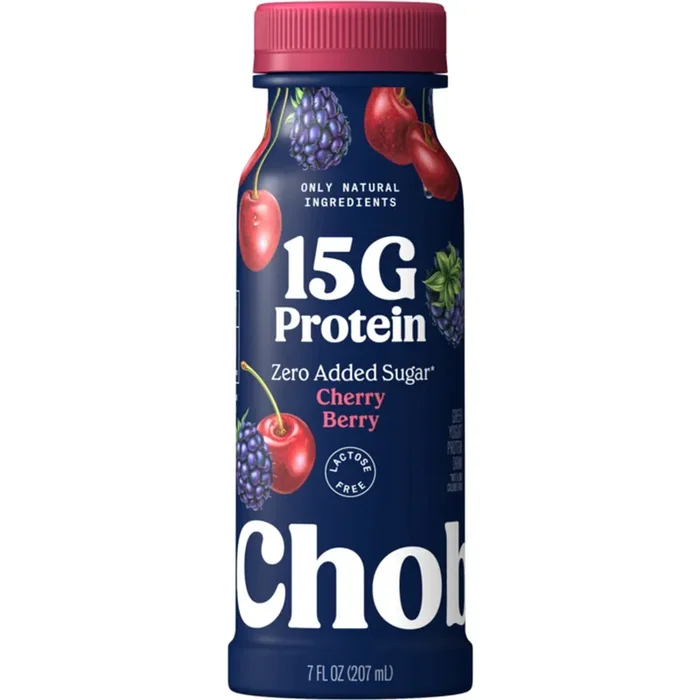 Chobani 15g Protein Zero Sugar Added Yogurt Shake – Cherry Berry