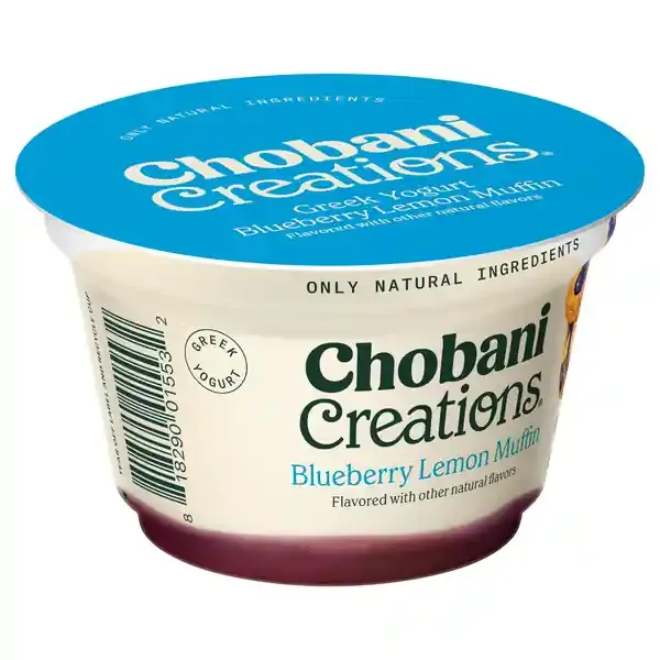 Chobani Creations Blueberry Lemon Muffin Greek Yogurt