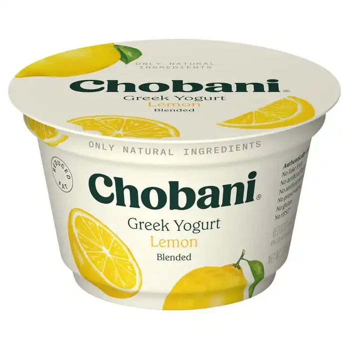Chobani Lemon Blended Low Fat Greek Yogurt – 11g Protein 5.3oz