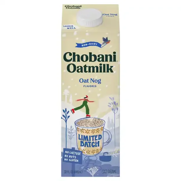 Chobani Limited Edition Oat Nog Flavored Oatmilk