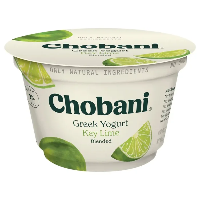 Chobani Low-Fat Greek Yogurt Key Lime Blended 5.3oz