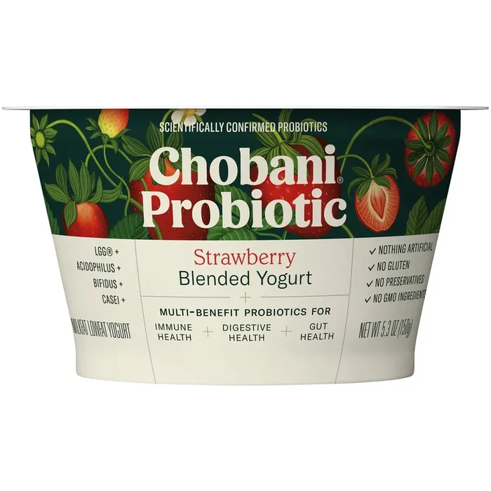 Chobani Strawberry Probiotic Greek Yogurt