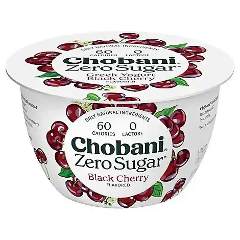 Chobani With Zero Sugar Black Cherry Yogurt – 5.3 Oz