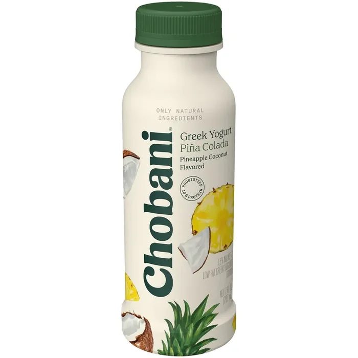 Chobani Yogurt Drink, Greek, Low-Fat, Pina Colada