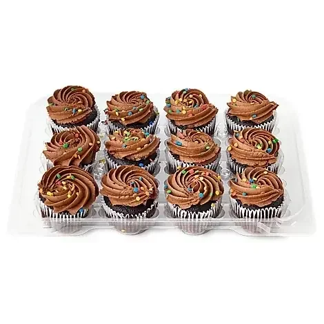 Chocolate Cupcakes W/chocolate Buttercreme 12 Count – EA