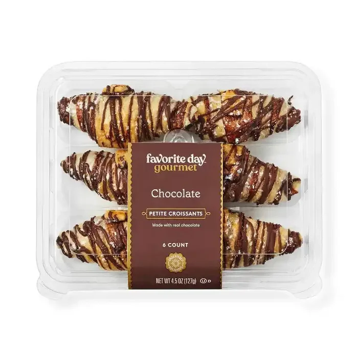 Chocolate Petite Croissants – 4.5oz/6ct – Favorite Day™