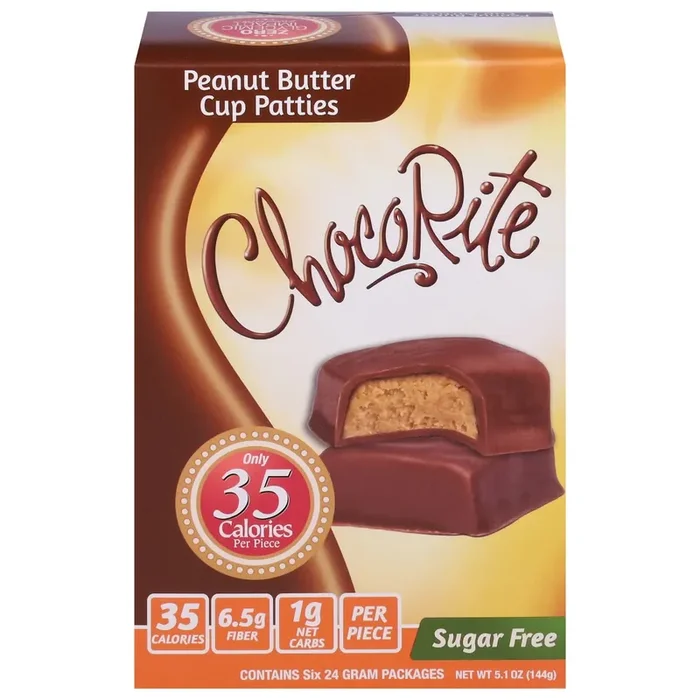 ChocoRite Peanut Butter Peanut Butter Cup Patties 6 – 24 g Packages