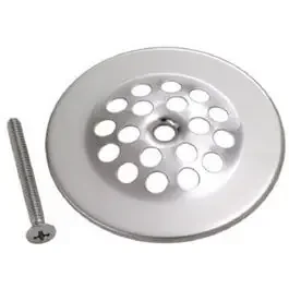 Chrome Tub Strainer Cover