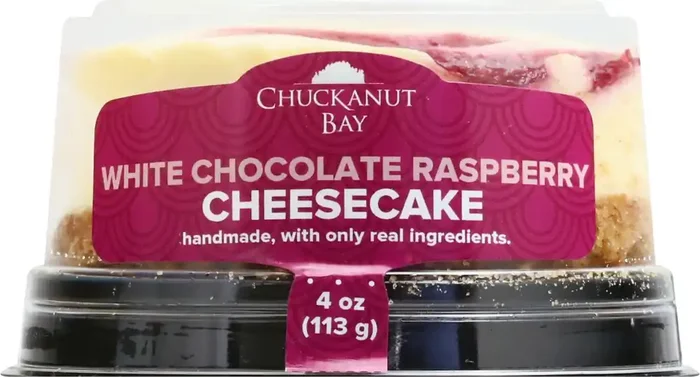 Chuckanut Bay Chkant White Chocolate Raspberry Cheesecak
