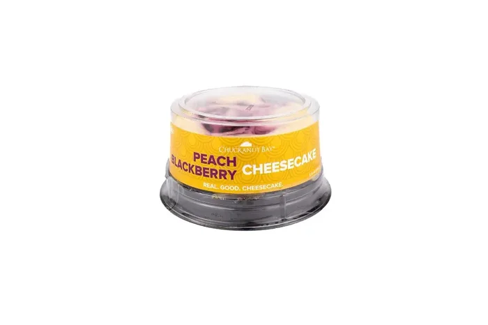 Chuckanut Bay Foods Peach Blackberry Cheesecake