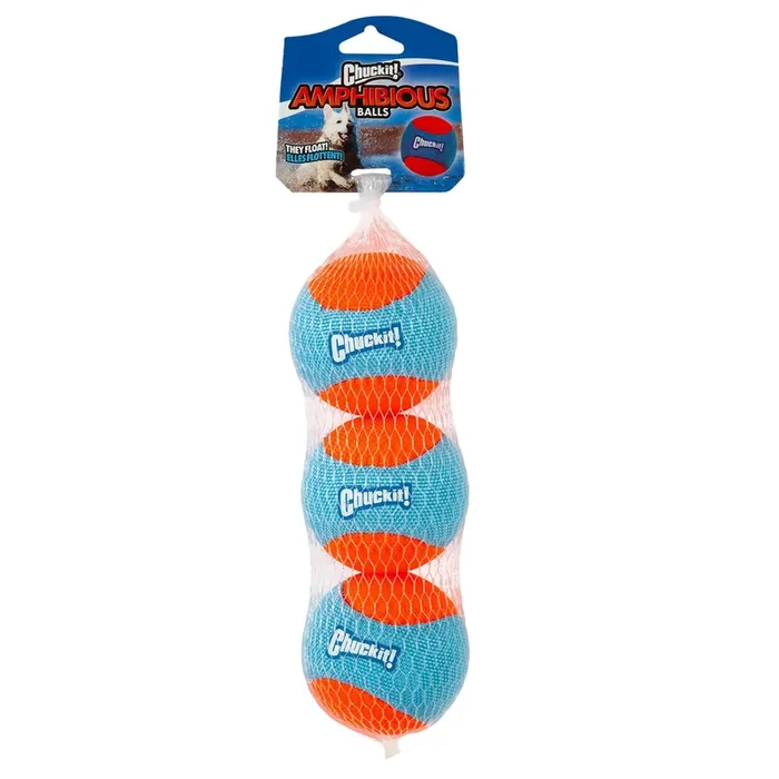 Chuckit! Amphibious Ball Dog Toy – 3 Pack