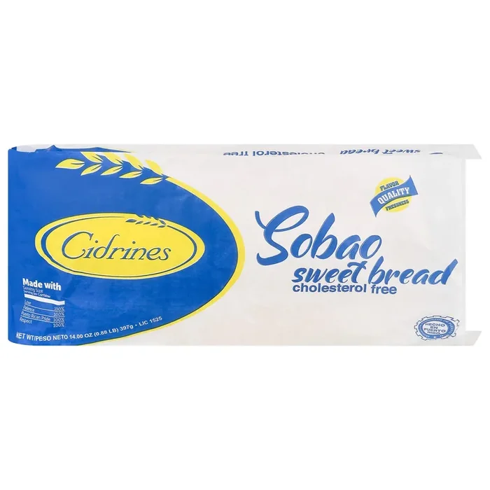 Cidrines Sobao Cholesterol Free Sweet Bread 14.00 oz