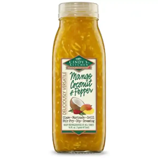 Cindy‘s Kitchen Dressing Marinade – Mango Coconut & Pepper, Refrigerated