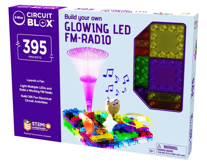 Circuit Blox Build Your Own FM Radio with Glowing LED