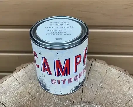 CITRONELLA + CEDAR FIREPLACE CANDLE