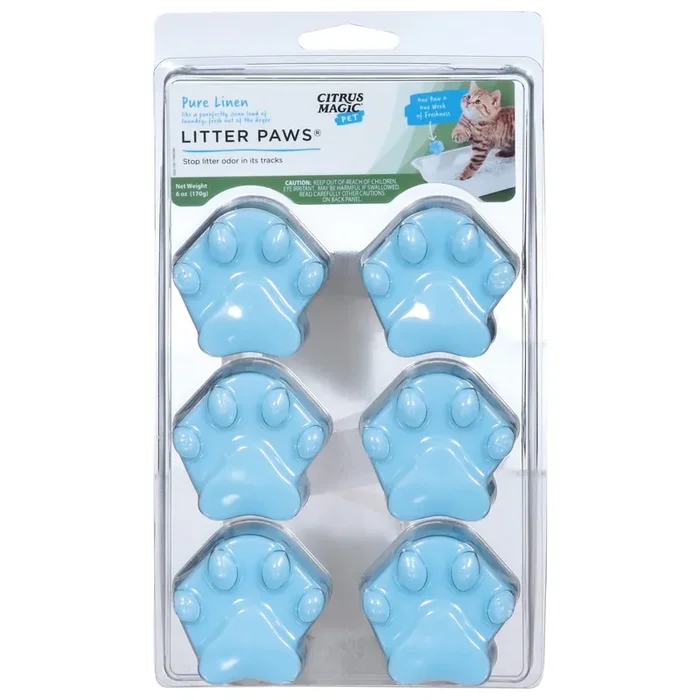 Citrus Magic Pet Pure Linen Litter Paws 6 oz