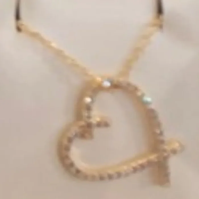 City By City Cbc Neck Cz Pve Opn Heart 113869 Gld