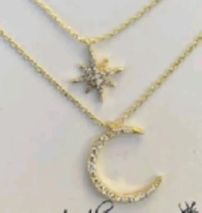 City By City Cbc Pnd Cz Duo Star & Moon 111659 Gld