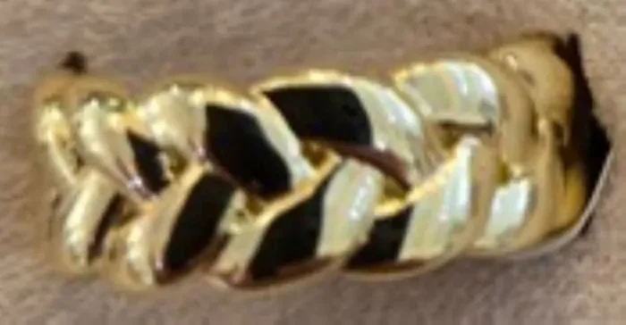 City By City Cbc Rng No Stn Braided Bnd 113853-10 Gld