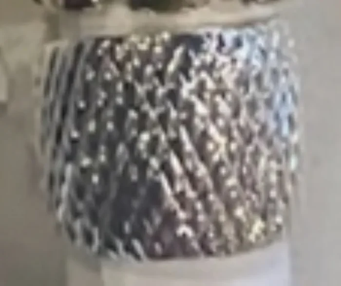 City by City Silver Large Textured Ring