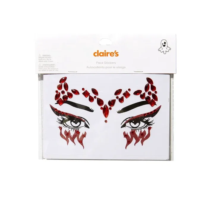 Claire‘s Halloween Devil Face Tattoo