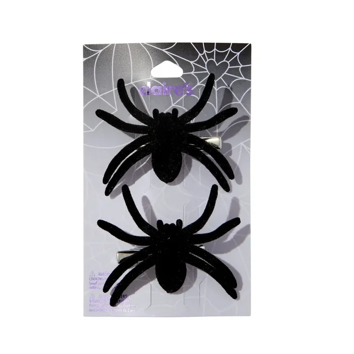Claire‘s Halloween Hair Clips, Spider, 2 Ct