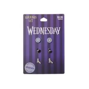 Claire‘s Halloween Wednesday Earrings