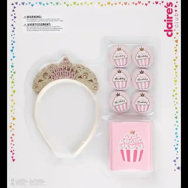 Claires Bday Pack Cupcake