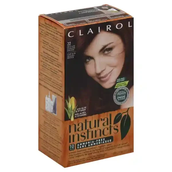 Clairol Natural Instincts Hair Color – 22 Medium Auburn Brown