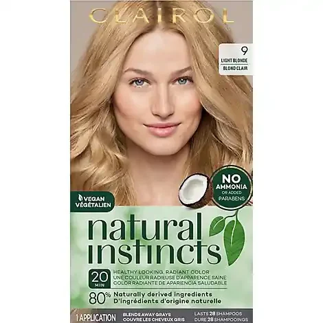 Clairol Natural Instincts Hair Color Non-Permanent Sahara Light Blonde 2 – Each