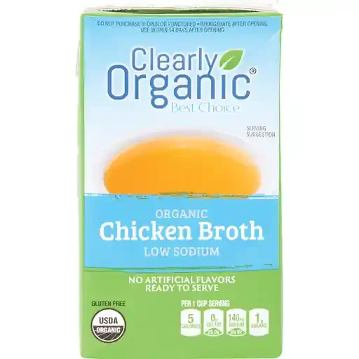Clearly Organic Low Sodium Chicken Broth