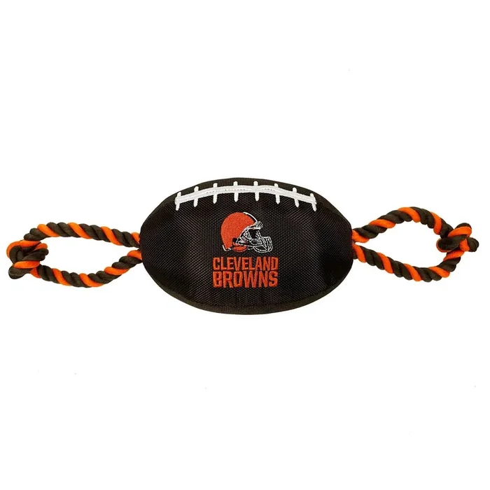 Cleveland Browns Football Dog Toy