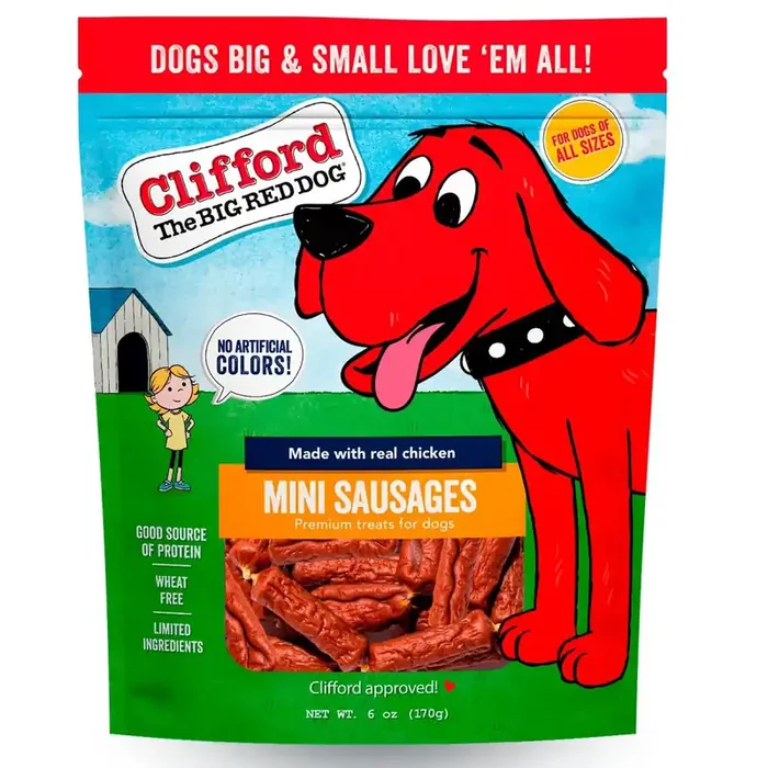 Clifford The Big Red Dog Mini Sausages Dog Treats