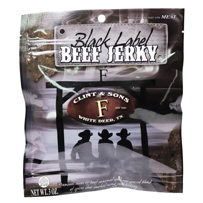 Clint & Sons Black Label Beef Jerky