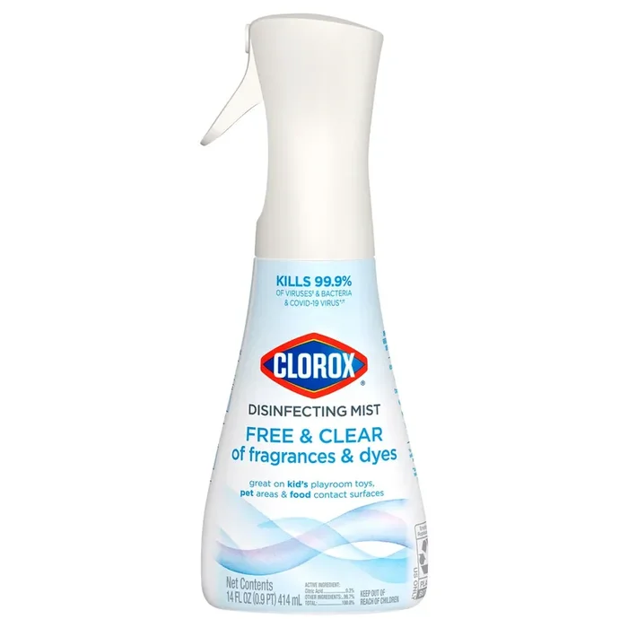 Clorox Free & Clear Ready-to-Use Disinfecting Mist – 14oz