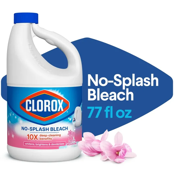 Clorox Splash-Less Fresh Meadow Concentrated 77 Fluid ounce(s) Household Bleach