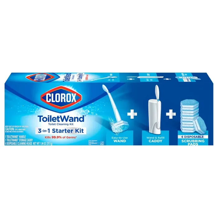 Clorox Toilet Wand 3-in-1 Starter Toliet Cleaning Kit