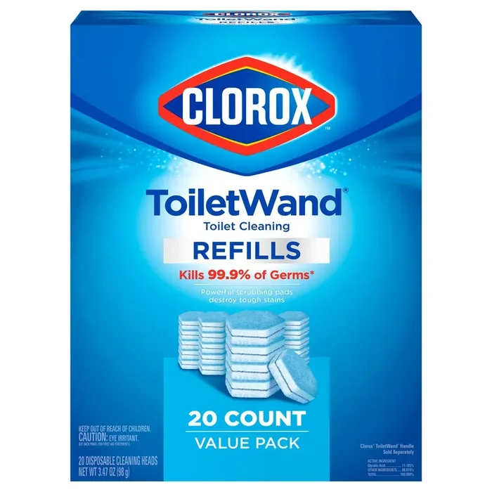 Clorox ToiletWand Toilet Cleaning Refills Value Pack 20 ea