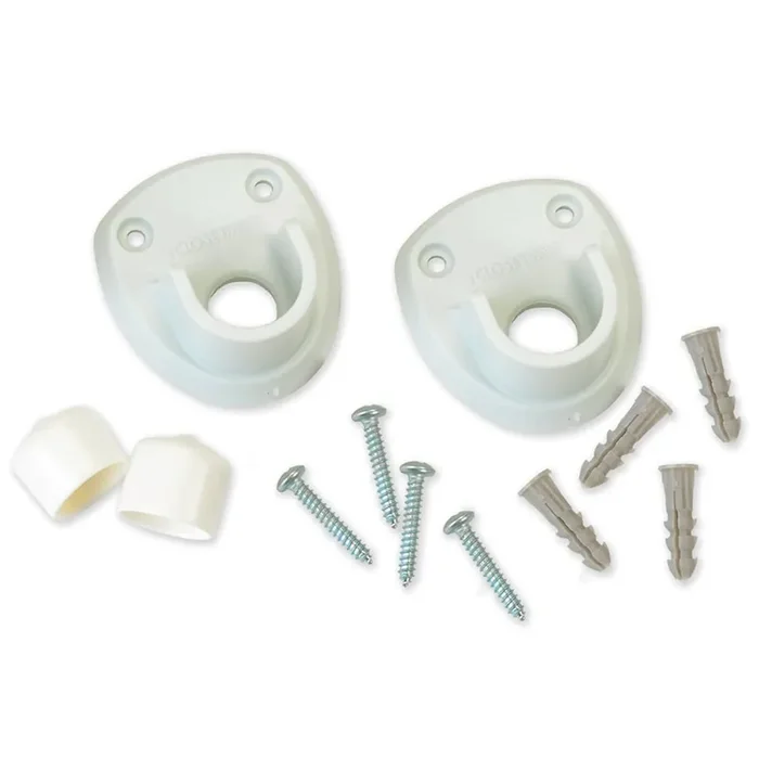 ClosetMaid 2.25-in White Resin Rod Support