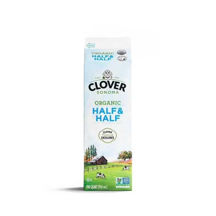 Clover Half & Half 1 qt