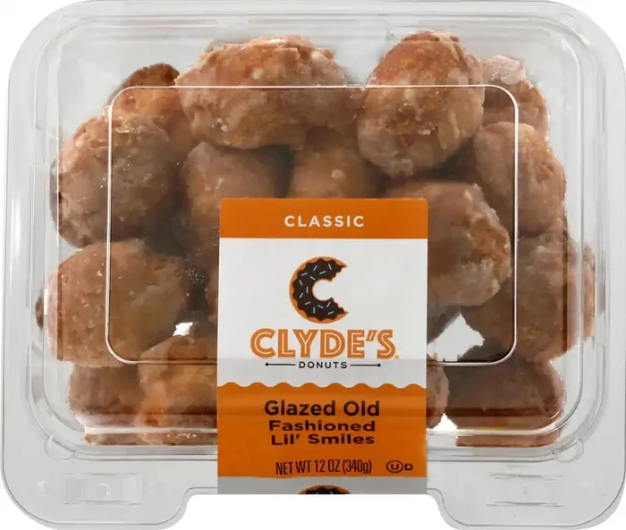 Clyde‘s Classic Glazed Old Fashioned Lil‘ Smiles Donuts 12 oz