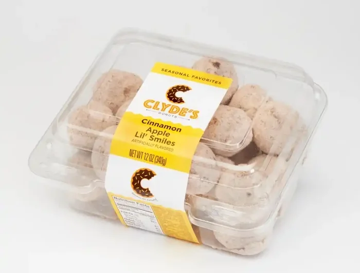 Clyde‘s Donuts Cinnamon Apple Donut Holes