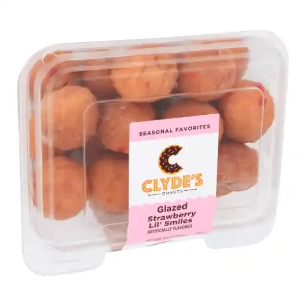 Clydes Donuts Strawberry Donut Holes