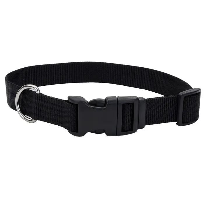 Coastal 10-14″ Black Adjustable Collar